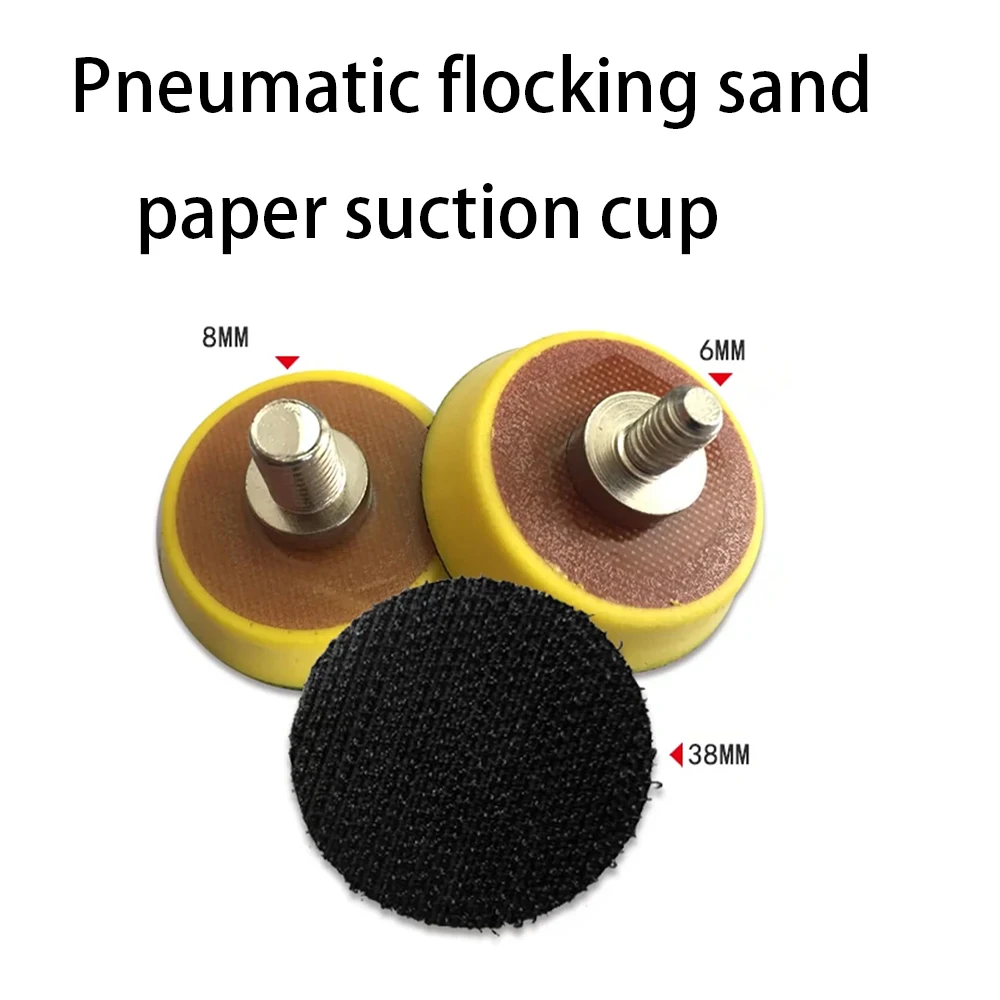 1.5 ” 38MM M6 M8 Pneumatic Polishing Machine Tray Self-Adhesive Suction Cup Automotive Furniture Metal Polishing Accessory Tool