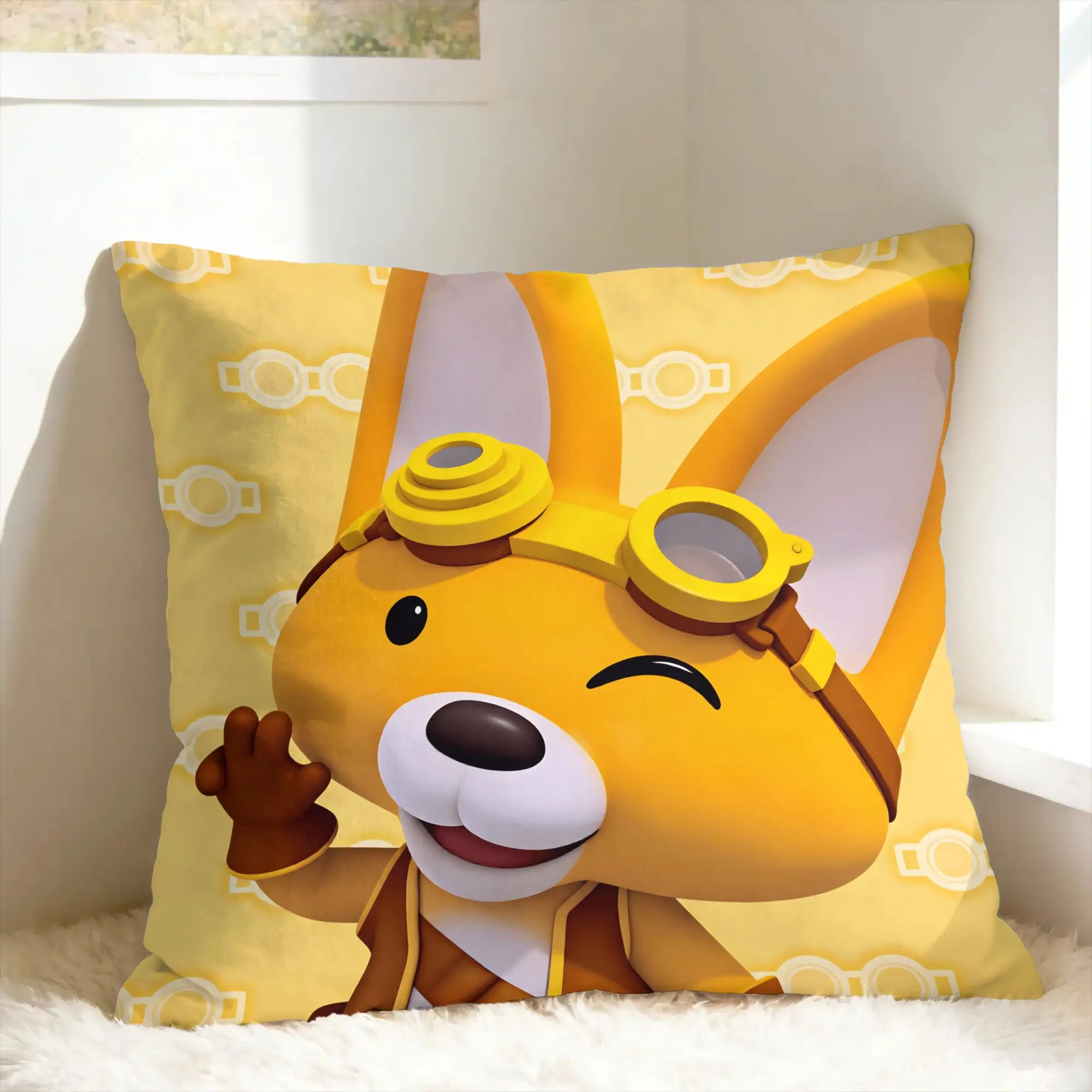 Cartoon P-PororoS Pillow Cover  Morden Pillow Case For Sofa Bedroom Home Decor Soft Pillowcases Gift