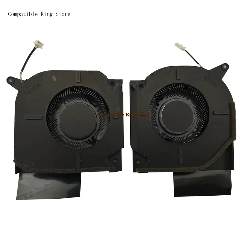 X CPU GPU Cooling Fan Replacement for HP OMEN 16-xf 16-xf0000 16-xf0xxx P/N: N44741-001 5V Fan (Note: Only Fits RTX 30 Series)