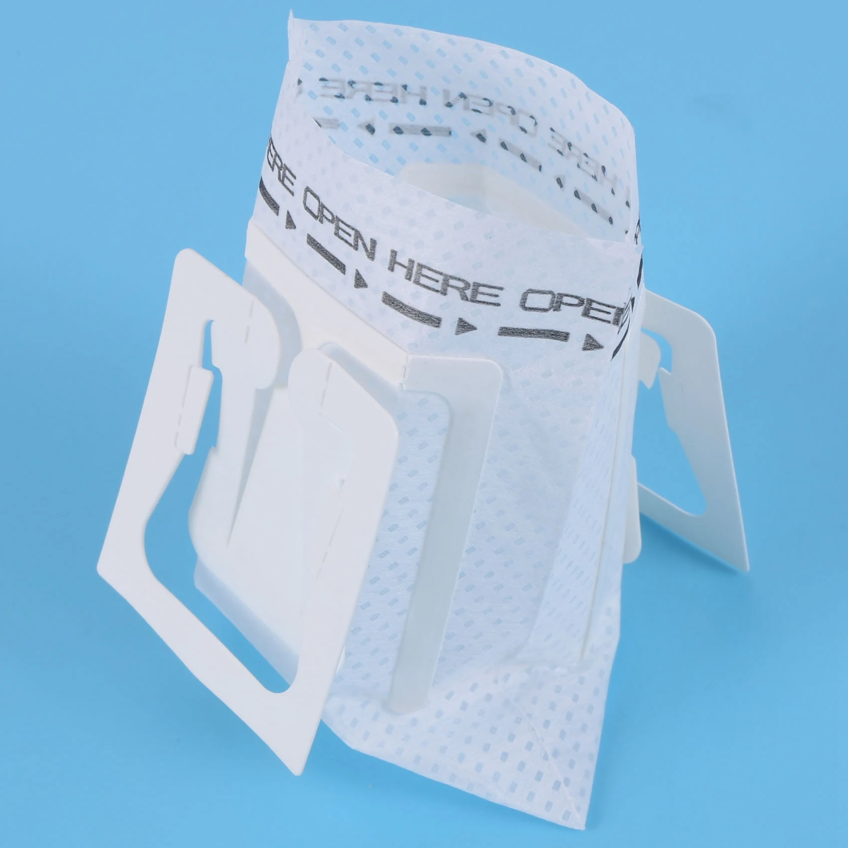 AAAF 100 ชุดผสมถุงกรองกาแฟและกระดาษคราฟท์ถุงกาแฟแบบพกพา Office Travel กาแฟหยดตัวกรองชุดเครื่องมือ