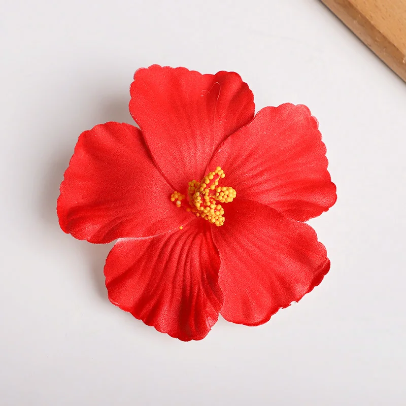 2/5 stücke Hawaiian Blume Haar Clip Sommer Strand Geburtstag Party Hochzeit Dekoration Mädchen Künstliche Ei Blumen Haarnadel Zubehör – Detail 12