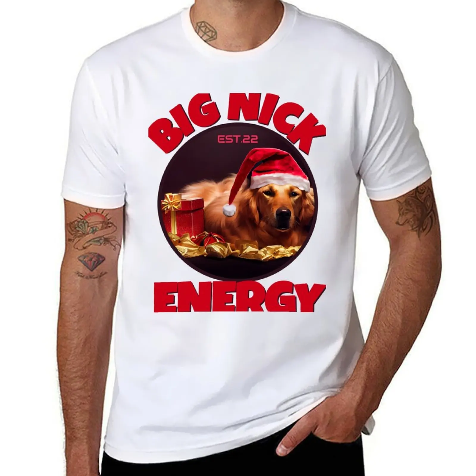 

BIG NICK ENERGY T-Shirt cotton t shirts man 100% t shirt personalised T-Shirt