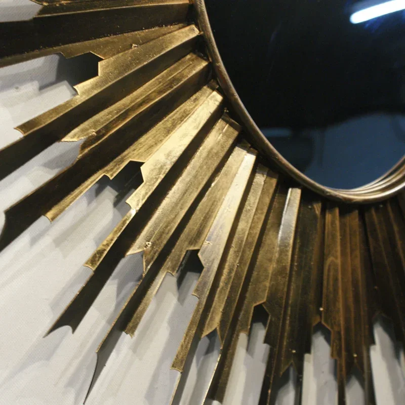 Thuis Wandspiegel Decoratie Woonkamer Modern Design Modellering Metalen Frame Kunst