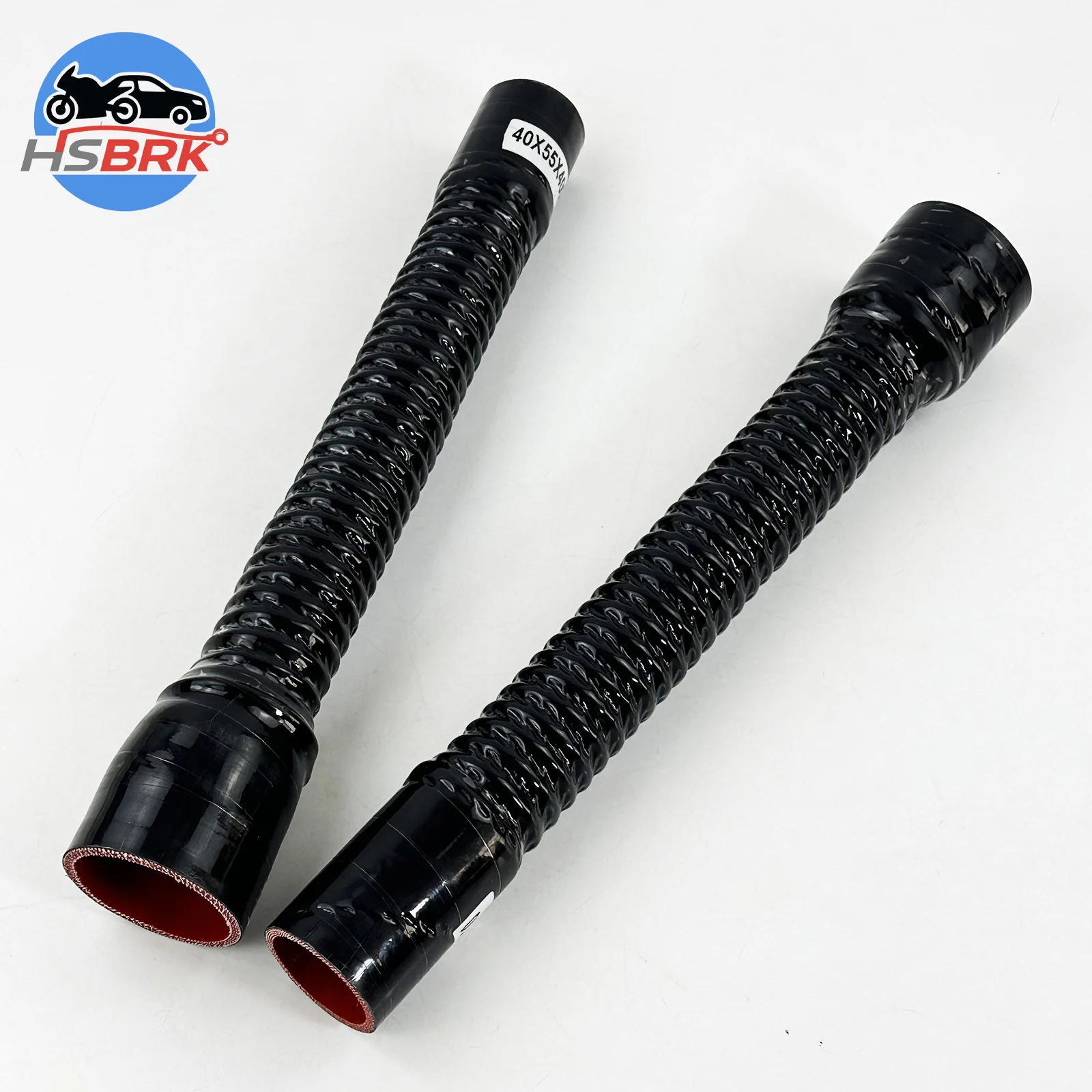 Universal Variable Diameter Silicone Hose Steel Wire Reinforced Intake Pipe Automotive Water Hose Filter Connection Tube