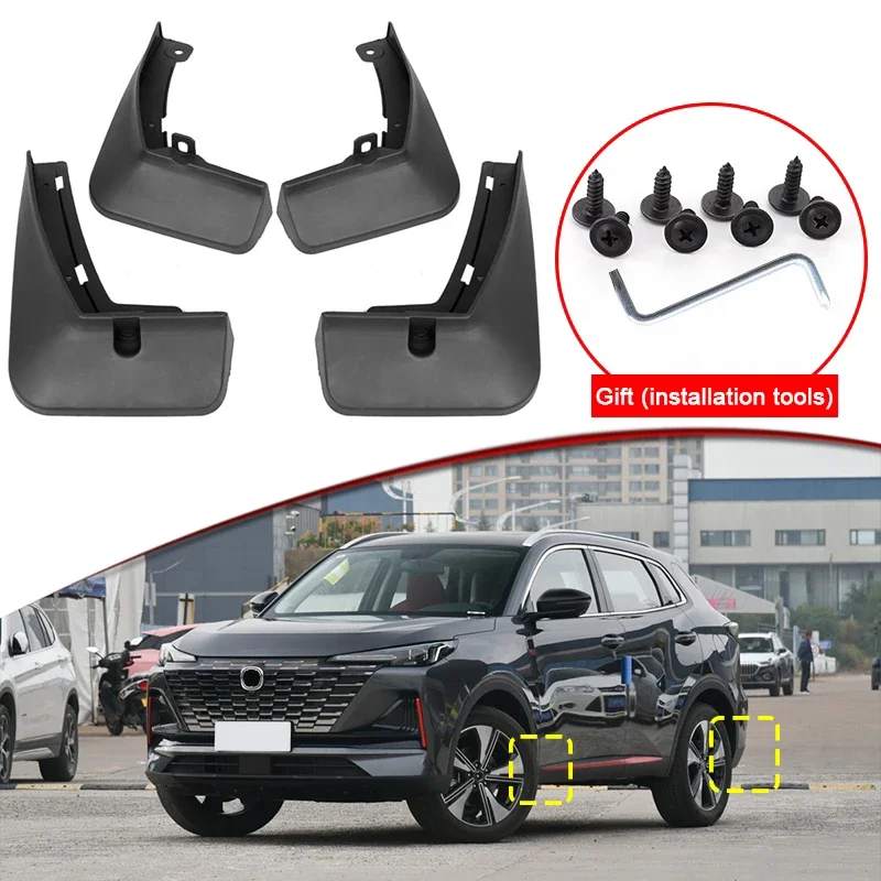 

Car Styling For Changan CS55 PLUS 2022 2023 ABS Car Mud Flaps Splash Guard Mudguards MudFlaps Front Rear Fender Auto Accessories