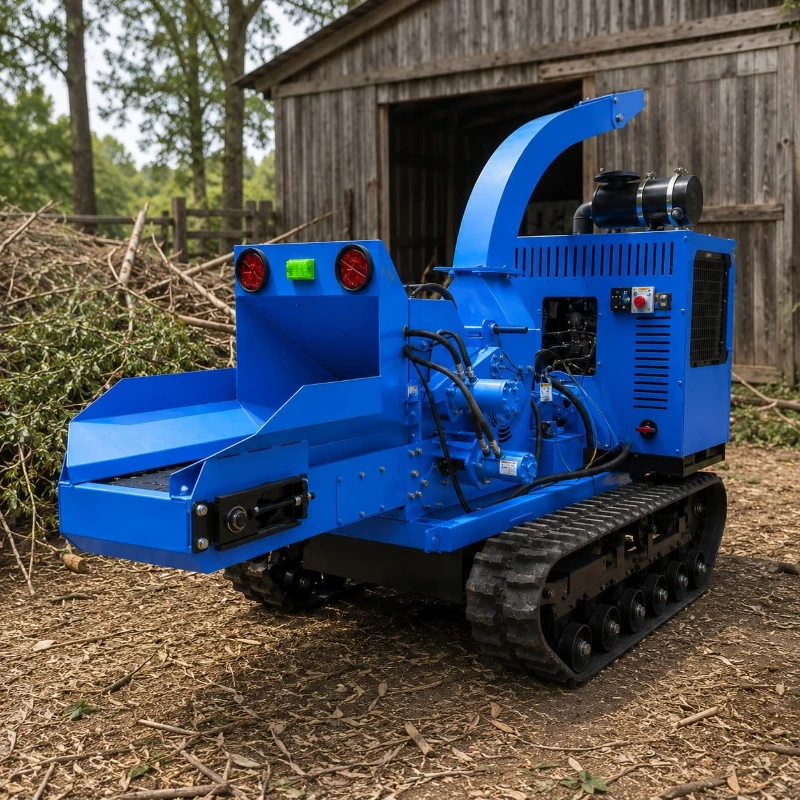 Wood Chipper Shredder Customized High Capacity Electric Start for Garden Landscaping Mulch Production