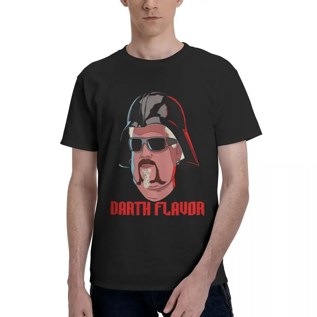 Darth Flavor 100% Cotton T-shirt Unisex Oversized T Shirts Men crew Neck Short Sleeve S-6XL