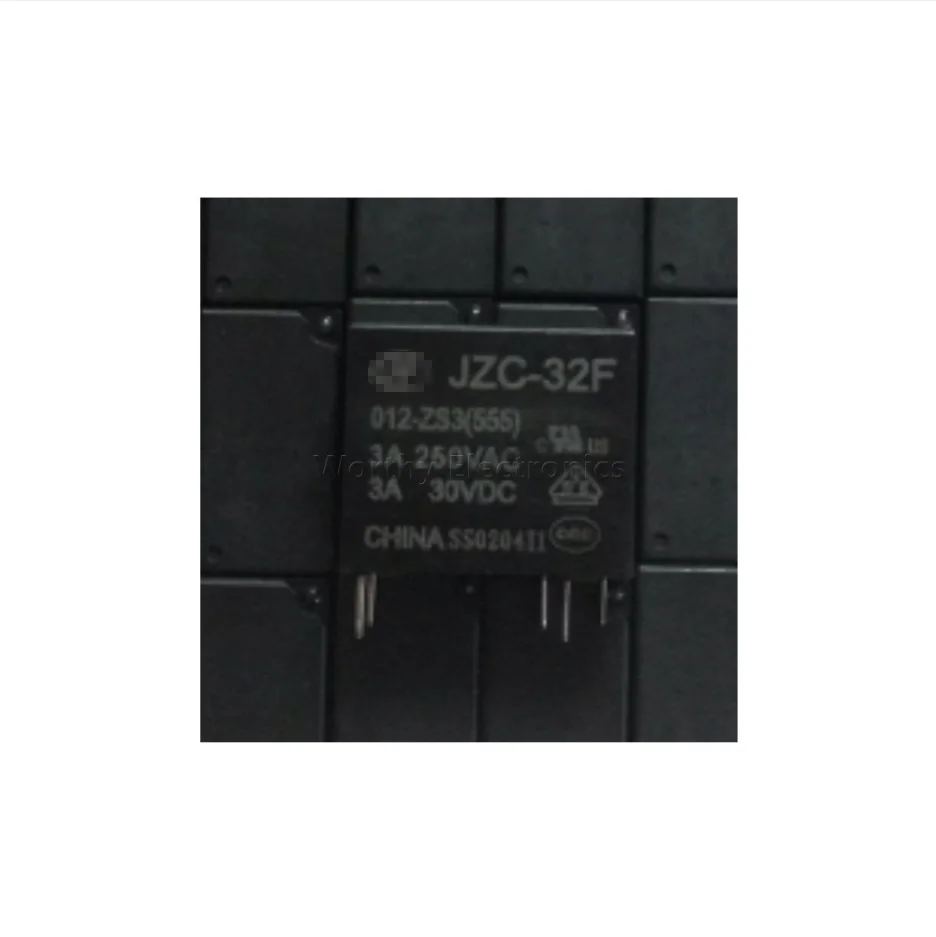 

Free shipping 10pcs/lot JZC-32F 012-ZS3 12VDC 3A 5PIN Relay