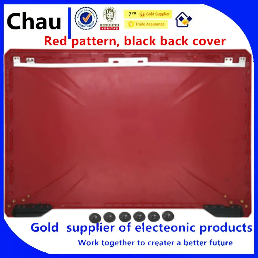 New For Chau FX504 FX504G FX504GD FX504GE FX80 FX80G FX80GD Laptop LCD Back Cover /LCD Front Bezel/ Hinges