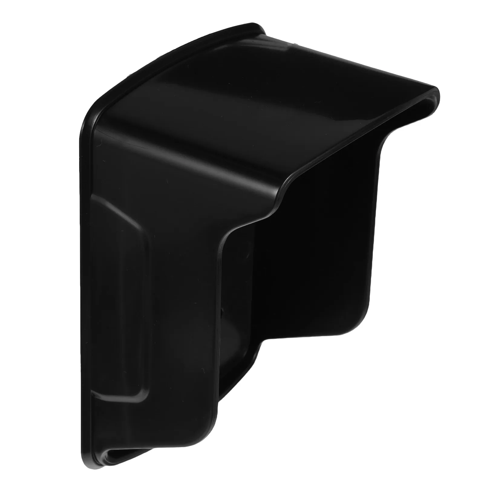 Plastic Black Doorbell Rain Cover Waterproof Outdoor Protector for Fingerprint Access Control Machine Splash-Proof Shield