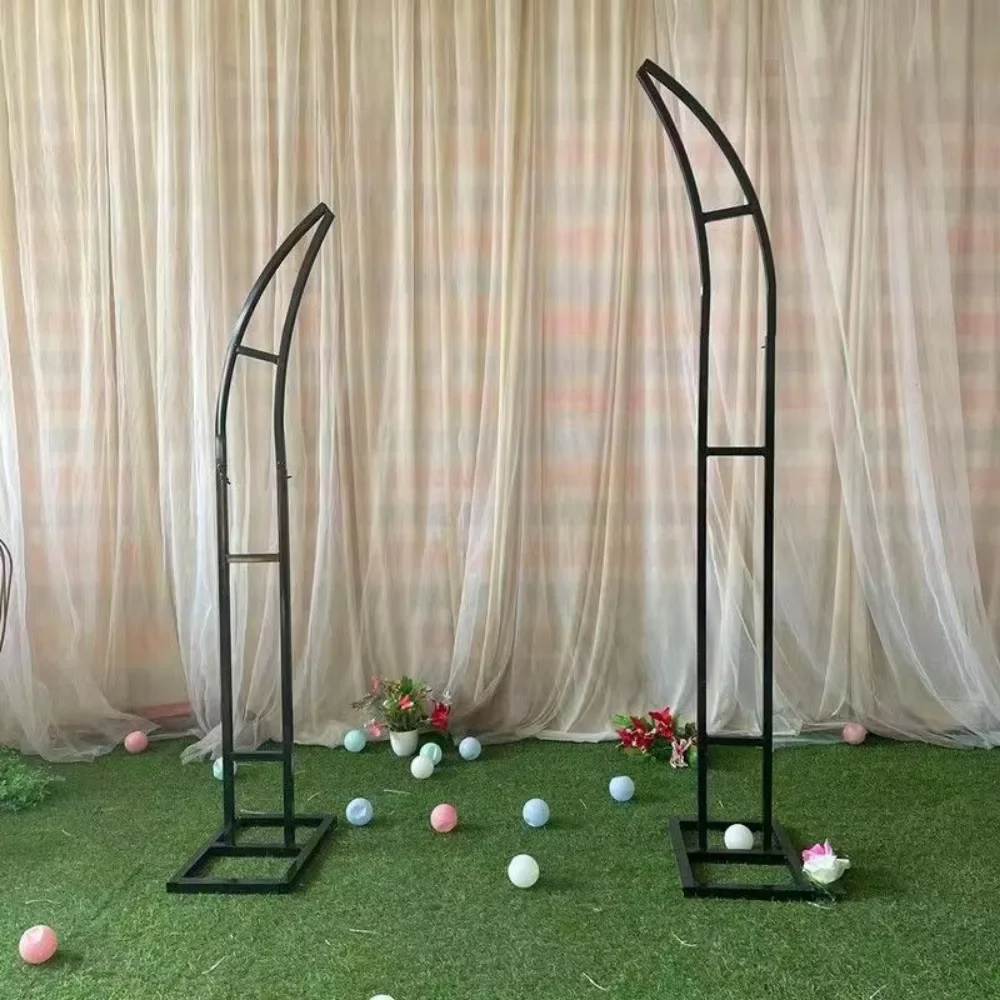 New Wedding Props Arch, Iron Bull Horn Gate, Sheep Horn Gate, Outdoor Lawn, Wedding Flower Frame Arch, Stage Background