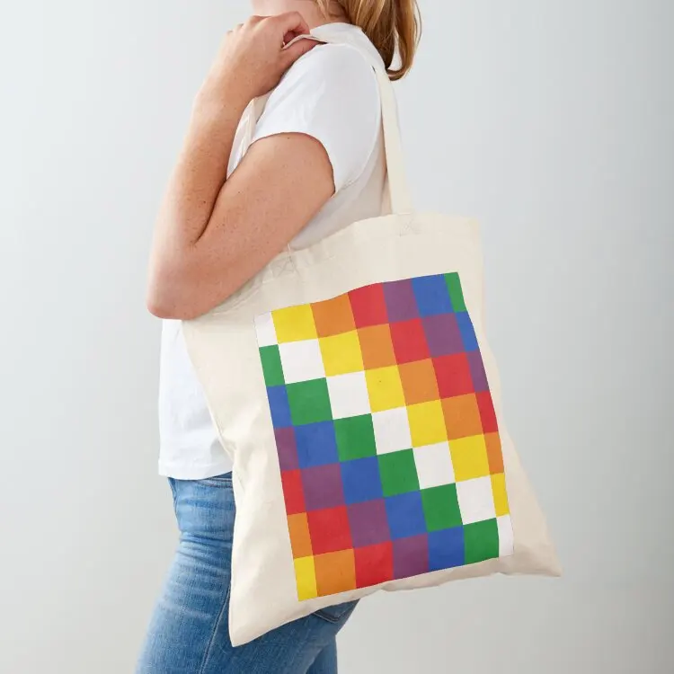 

WIPHALA FLAG Tote Bag shopper bag women eco bag folding tote women tote custom