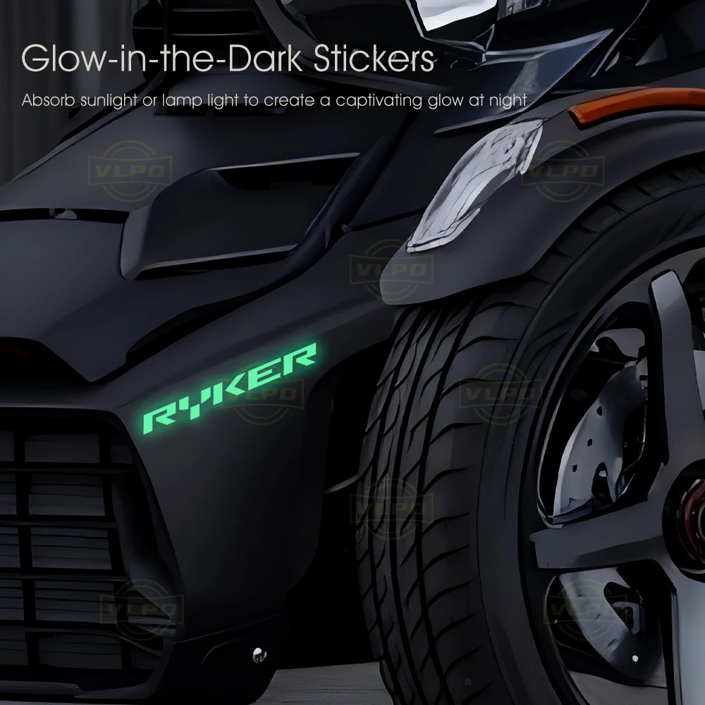 Motorcycle Stickers Waterproof Decal for BRP Cam Am Ryker Sticker Can-Am Camam Ryker900 900 600 Rally Accessories
