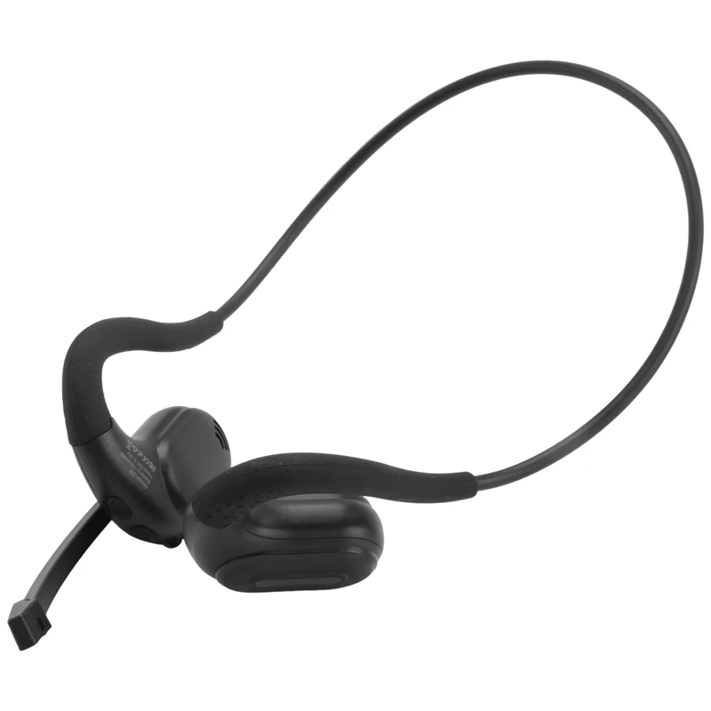 Trucker Bluetooth Headset Wireless Headphones With Removeable Boom Microphone Mute Button Open Ear Bluetooth Earphones