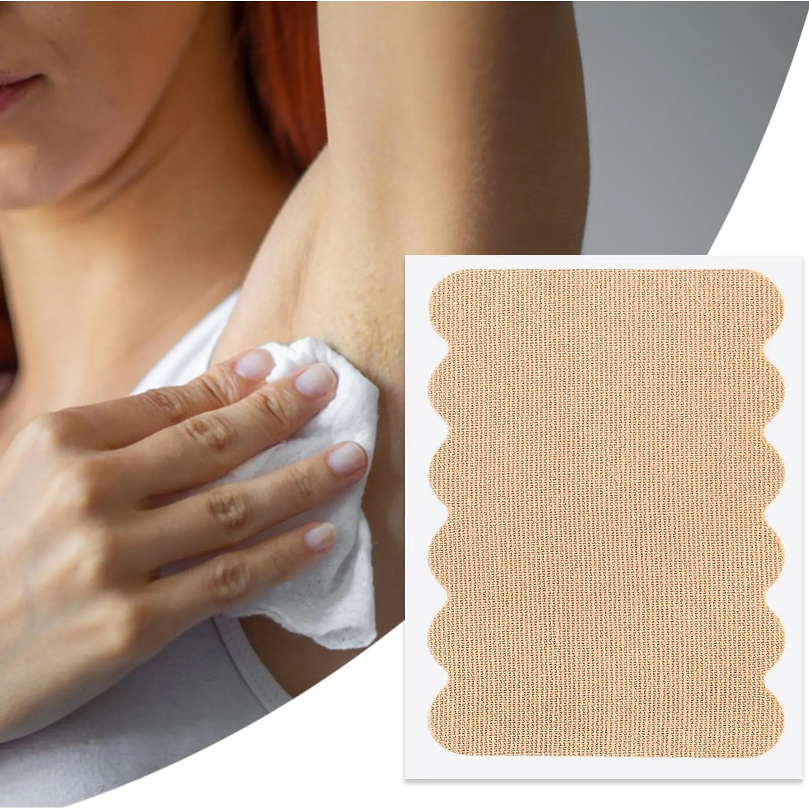 

Sweat Pads 10 Pieces Underarm Sweat Pads for Women Blocker Protectors with Elastic Shield High Sweat Absorption