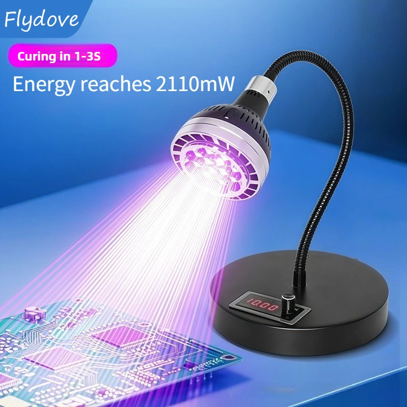 

Маленькая УФ-лампа для отверждения 365 нм, 395 нм, 405 нм, бестеневой клей, УФ-клей, чернила, смола, печать, обслуживание экрана мобильного телефона