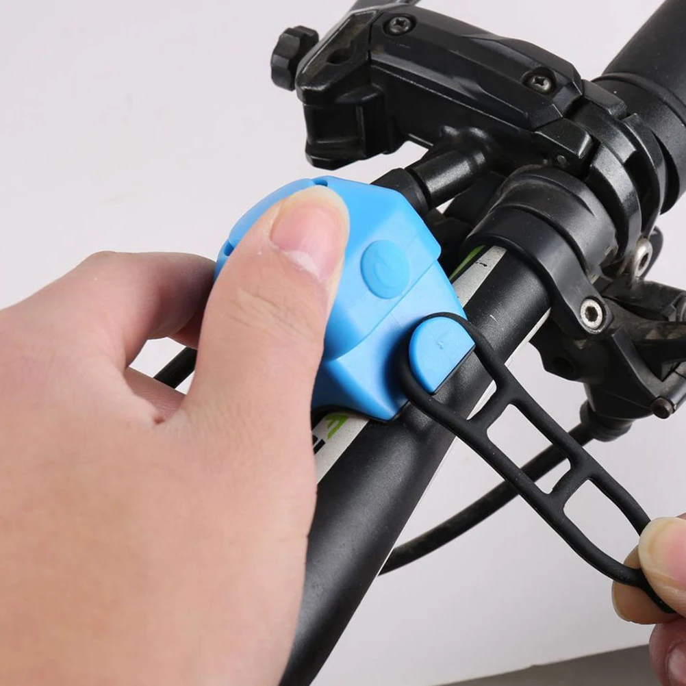 

s Bike Bell Compact Loud Electric Horn for Mountain Road Bikes Blue Portable H Squeeze Weather Resistant Cycle Alarm