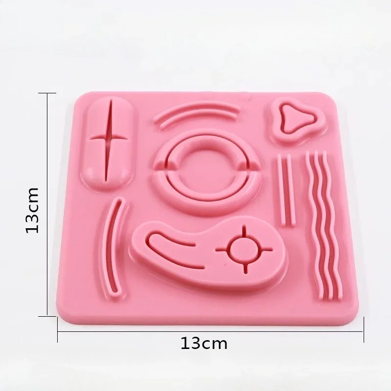 Medical Student Suture Practice Model – Ultra-Soft Silicone Simulated Wound Skin