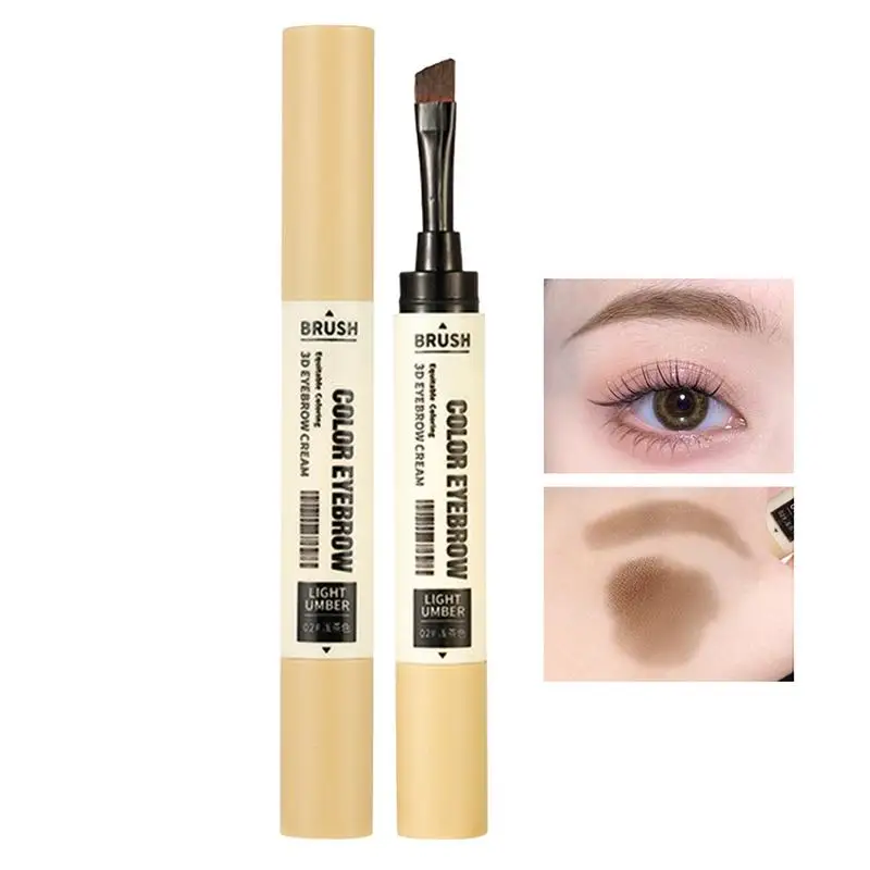 Crayon liquide imperméable pour sourcils, stylo de maquillage pour sourcils, cosmétiques, tatouage, marron, noir