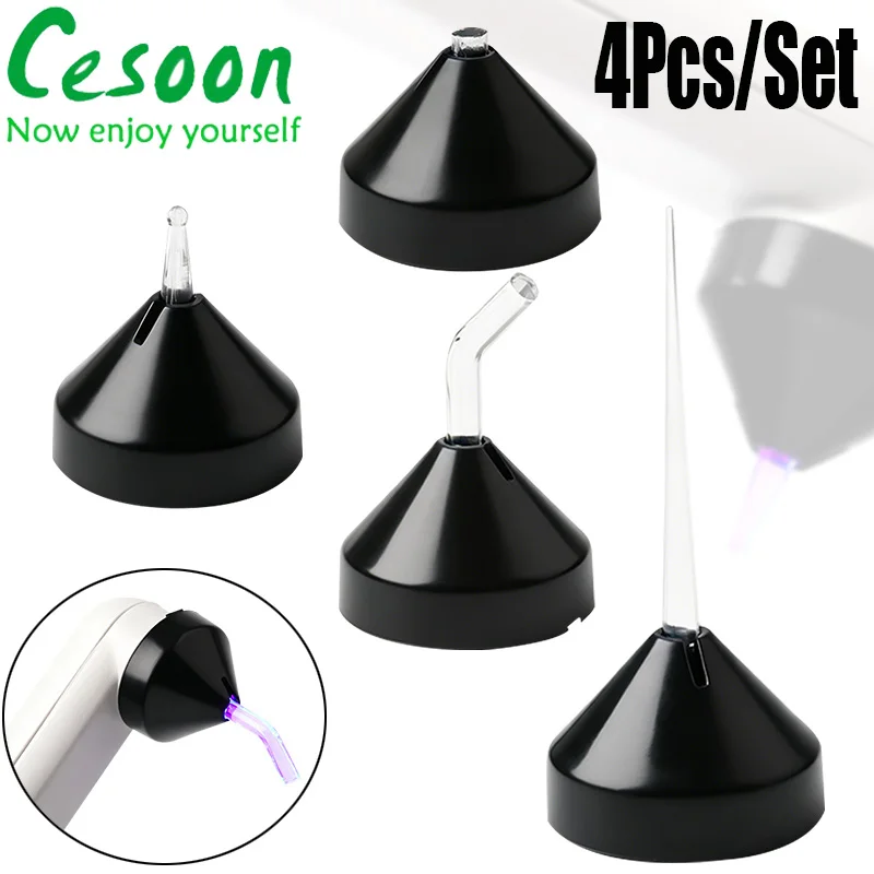 4Pcs/Set Dental LED Curing Light Magnetic Type Point Lens Curing Light Accessories Caries Detector Lens Dentistry Supplies Tools