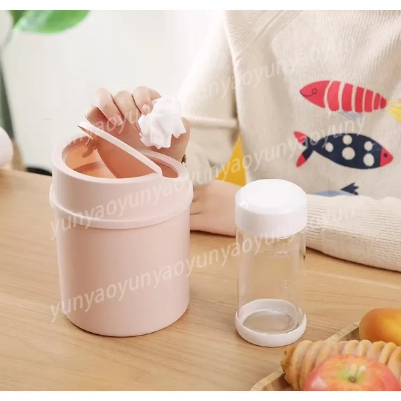 

Миниатюрная мусорная корзина для общежития, милая маленькая корзина для хранения