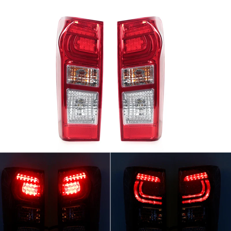 

LED Car Rear Tail Light For Isuzu DMax D-Max Ute 2017 2018 2019 with wire Harness bulbs Replacement 8961253983 898125393