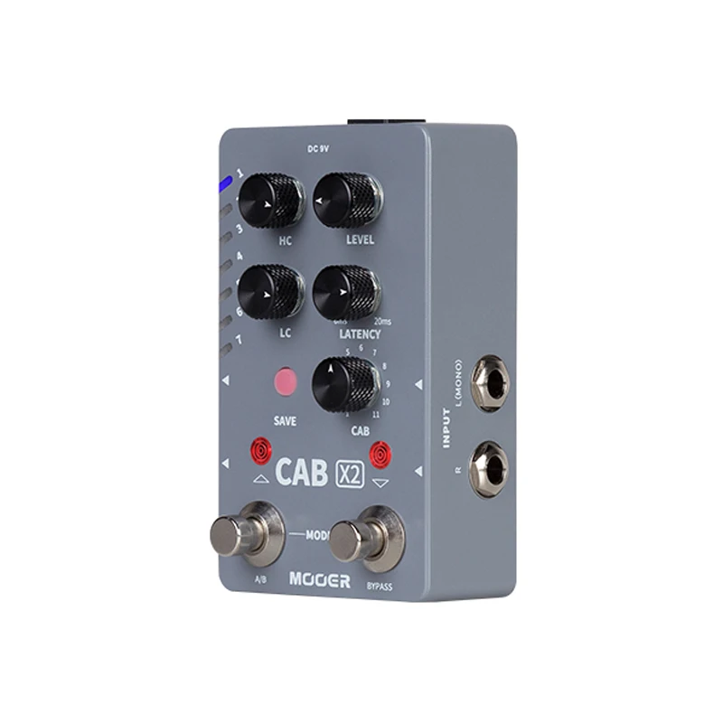 MOOER CAB X2 Guitar Cab Simulation Pedal
