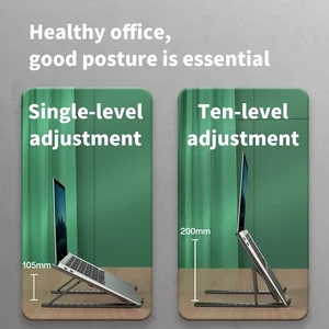 Dizüstü bilgisayar için katlanabilir stand, ayarlanabilir stand, dizüstü bilgisayar için taban-abs-macbook air, pro ve kullanışlı aksesuarlar En iyi 10 satış-destek-bilgisayar-taşınabilir-no. 2