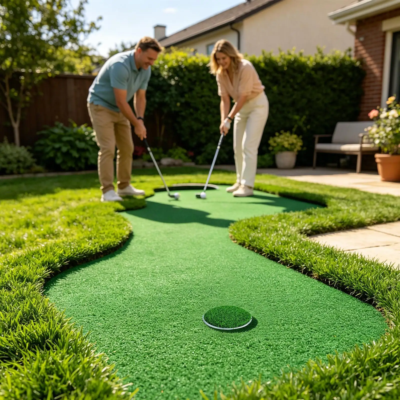 Putting Cups For Artificial Turf Lightweight Portable On-Course Tool Putting Green Holes Cup For Men Women Teens Athletes