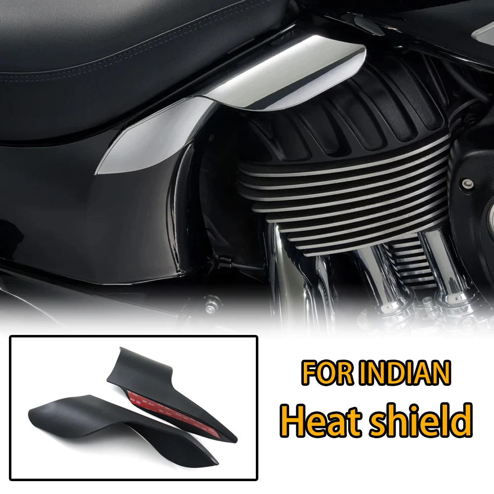 

2023-2024 Indian Chief Chieftain Roadmaster Springfield Vintage Mid-Frame Heat Shield Air Deflector Trim Engine Compartment