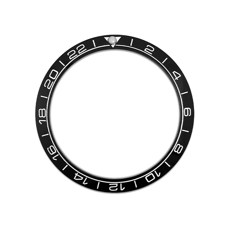 38mm Incline Ceramics Bezel Insert Ring Fits SKX007 SKX009 SRPD GMT SUB Seahorse Series Men Watch Case Ring Parts