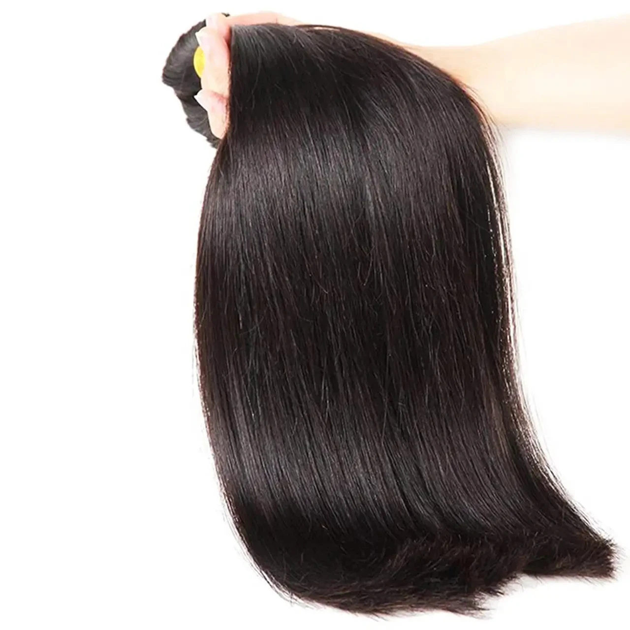 Extensions de Cheveux Humains 100% Naturels, Lisses, 16 à 26 Pouces, pour Tressage, Sans Trame