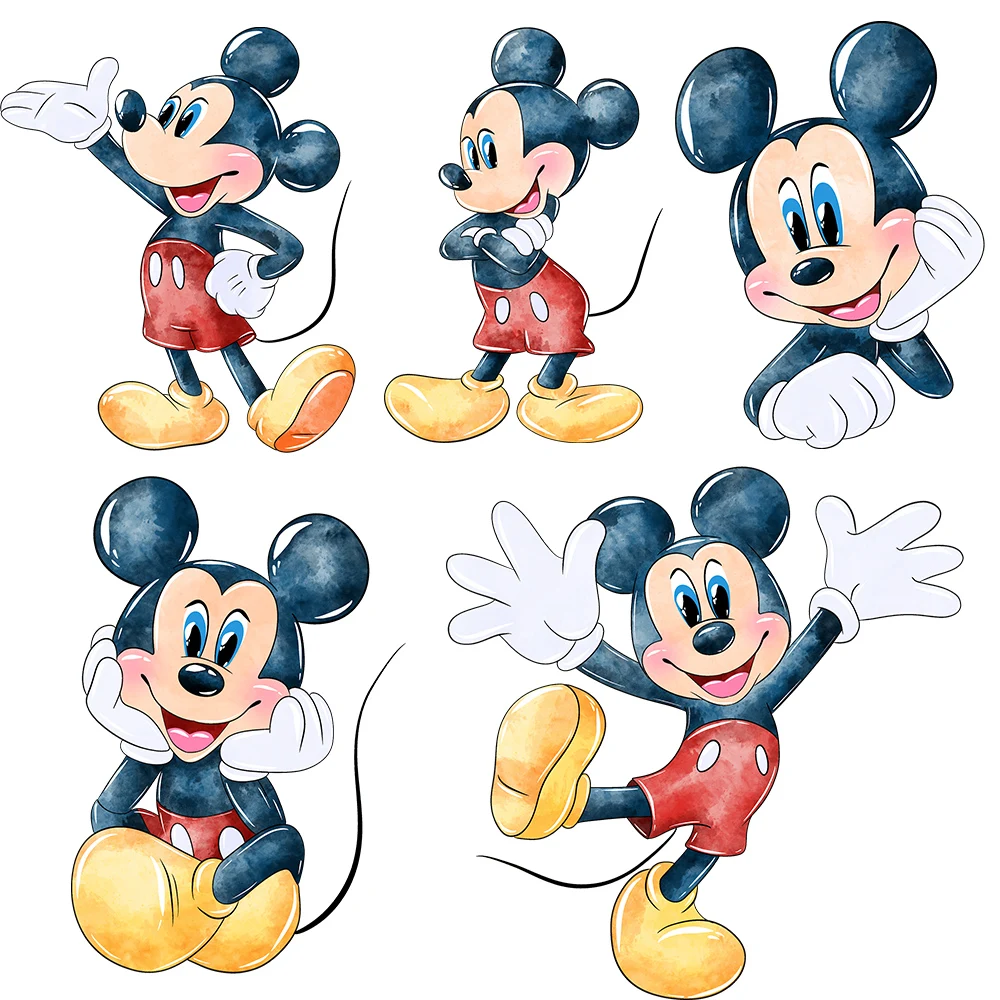 

60 см/90 см акварель детский Микки Маус вырезы фон реквизит для детского душа день рождения стоячий реквизит знак двор пенопластовая доска