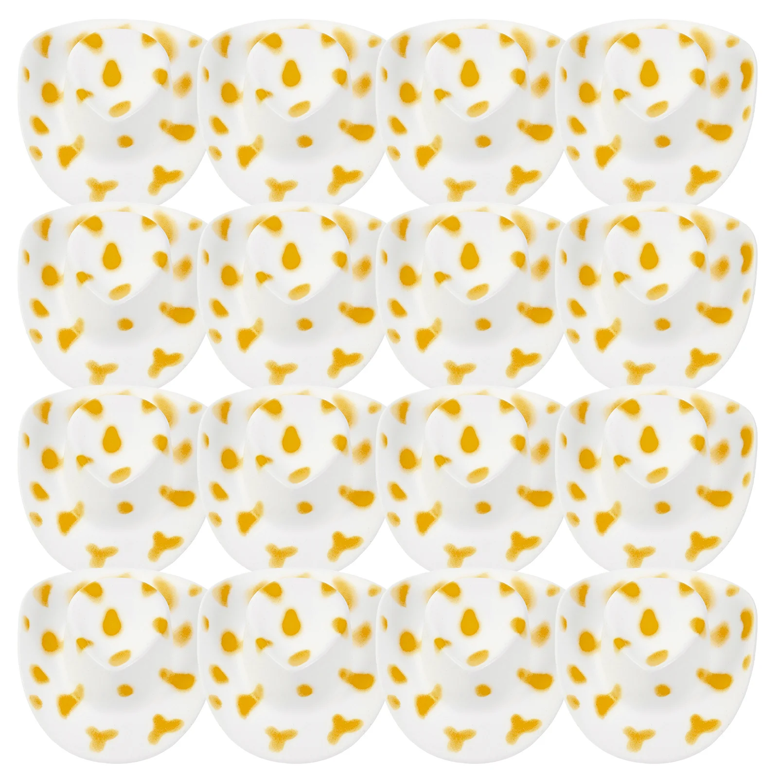 20 قطعة من قبعات رعاة البقر الغربية الصغيرة البلاستيكية المصغرة خفيفة الوزن للحرف اليدوية لتزيين الحفلات لوازم قبعة صغيرة عصرية #3