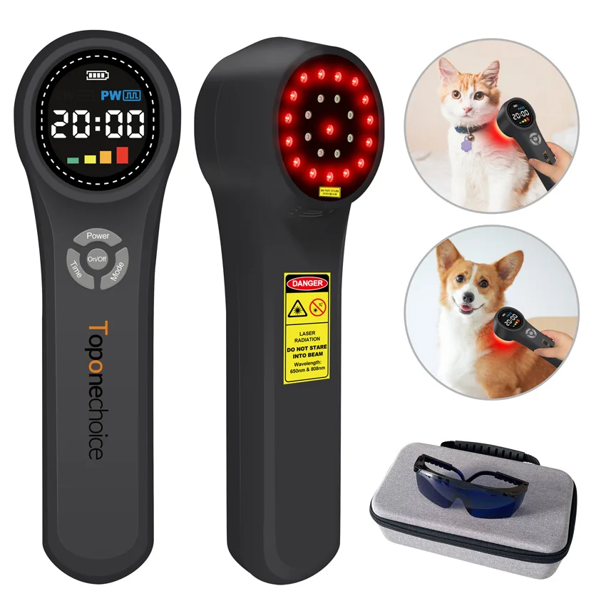 

24 Diodes Laser Physical Therapy 660nm 810nm 980nm Red & Near Infrared Light Device for Humans Animals Pain and Inflammation