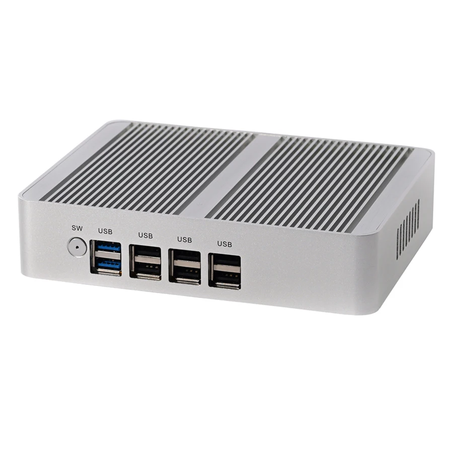 Imagem -03 - Mini pc Fanless com Intel Quad Core Soft Router N100 Cpu 12ª Geração Display Computador Hdmi dp Lan Windows 11 Firewall Novo