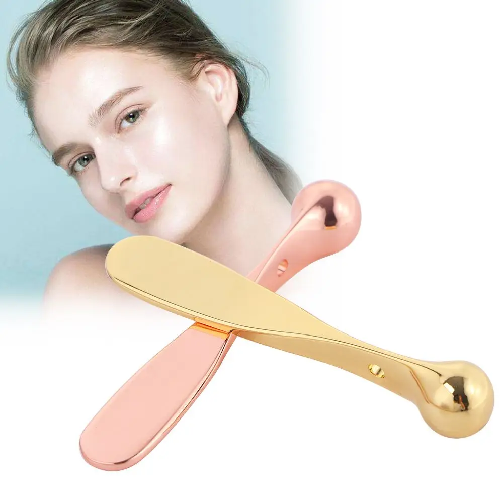 

Women Face Massage Face Care Tool Eye Fatigue Relief Cosmetic Spatulas Eye Roller Massage Stick Eye Applicator Eye Cream Spoon