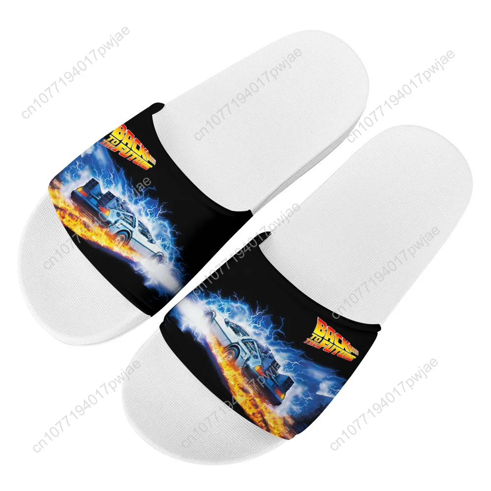 バック・トゥ・ザ・フューチャーズ サイエンス・フィクション映画 スリッパ メンズ レディース 夏 カスタムサンダル ライトカジュアルスリッパ
