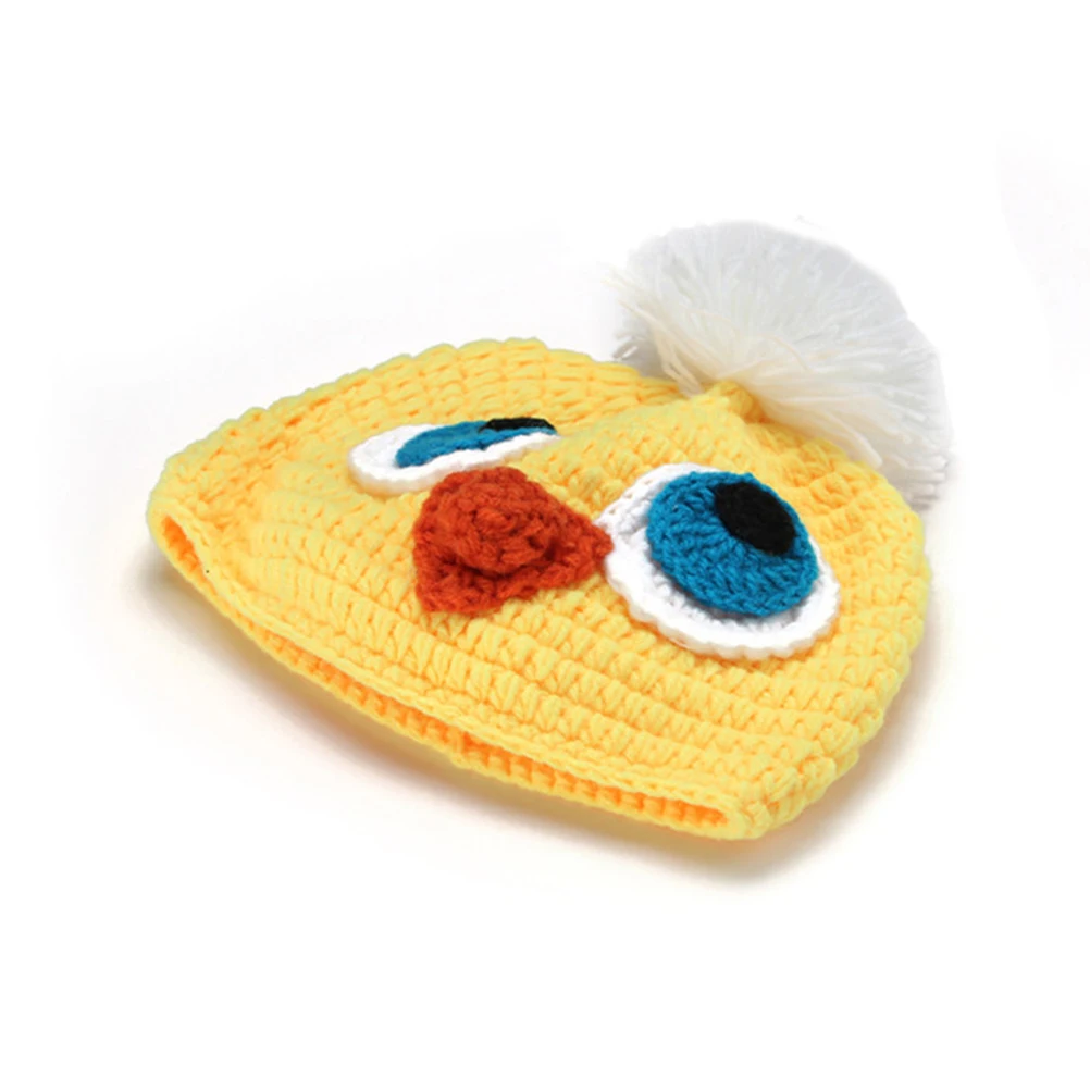 

Baby Photo Props Newborn Costume Little Yellow Duck Knitted Outfits Studio Supplies Comfortable Design Cute Clothes Attractive