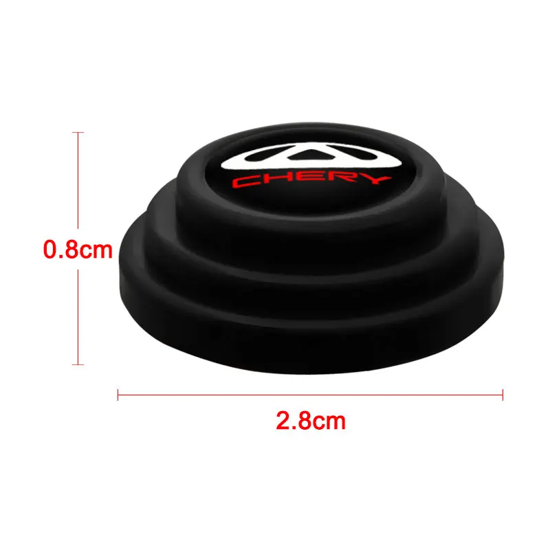 4Pcs Car Door Shock Trunk protection pad Auto accessories For Chery Fulwin QQ Tiggo 3 5 Fora T11 A1 A3 A5 Amulet M11 Car Gadgets