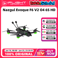 iFlight Nazgul Evoque F6 V2 O4 6S HD FPV Drone BNF F6D (DC Geometry) with O4 Air Unit Pro / GPS module for FPV Quadcopter