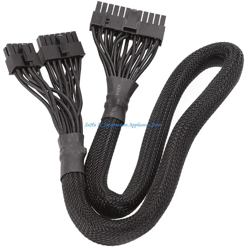 

Flexible 14+10Pin to 24PinATX Power Supply Cable for AX1500I AX1200I AX860I AX760I DIY Friendly 18AWG Power Cable