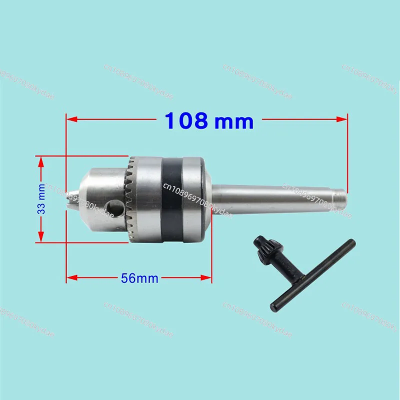 DIY micro lathe tailstock slider tailstock assembly + B12 drill chuck + live beads machine spindle set