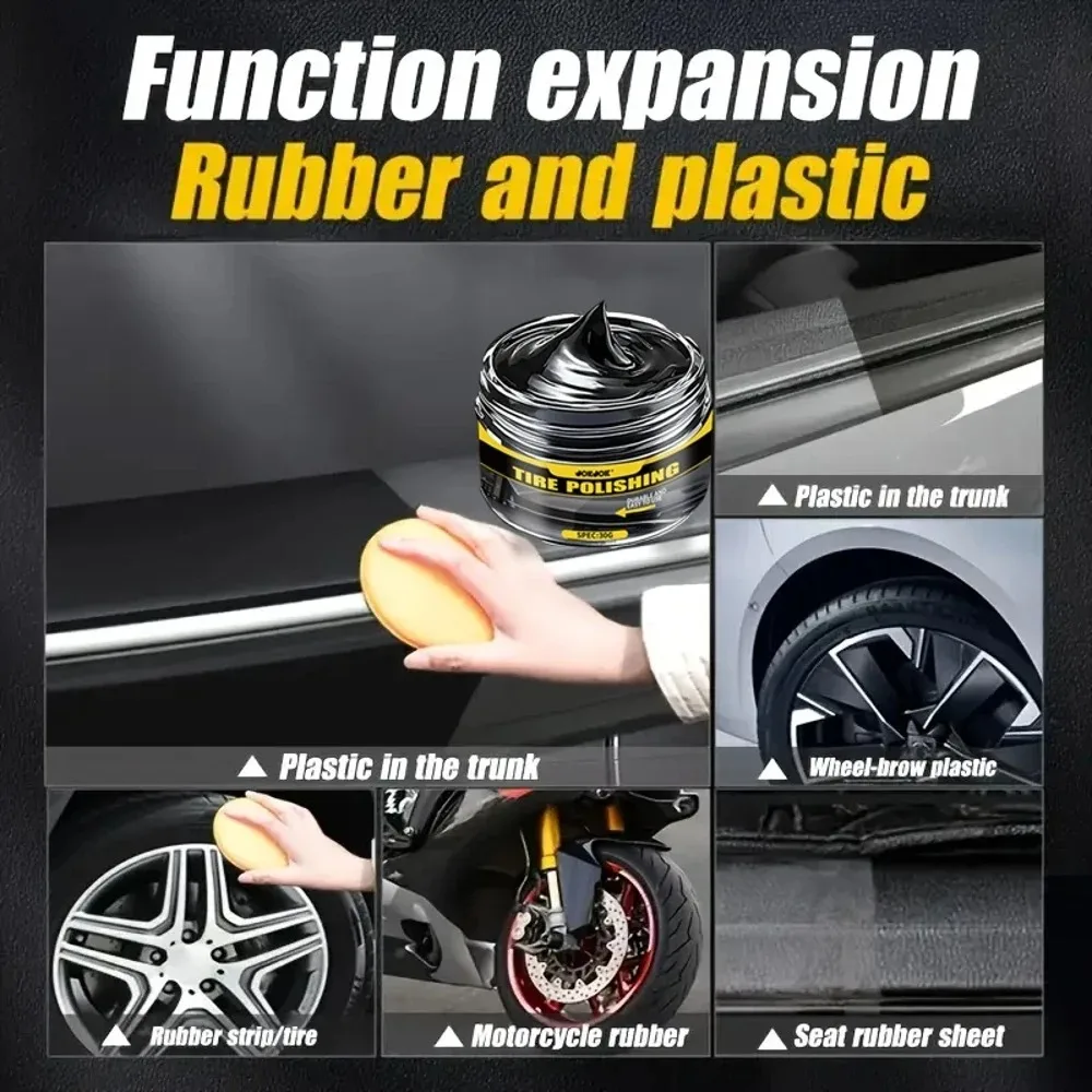 كريم تجديد الإطارات الداخلية الجديدة للسيارة: تجديد الأجزاء البلاستيكية، شمع لامع للخارج، طلاء واقي للتعديل