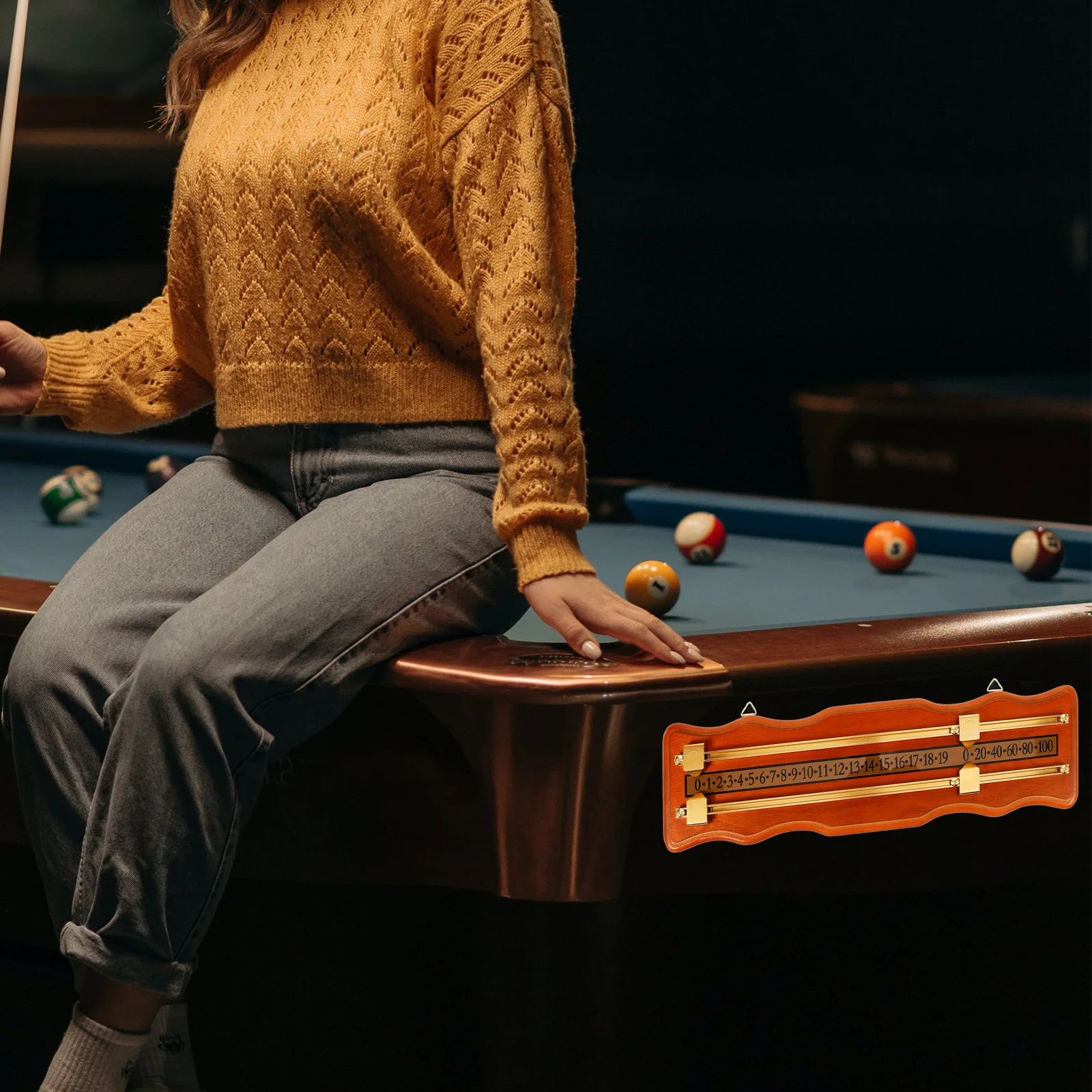 

1Set Snooker Scoreboard Reusable Metal Billiard Score Keeper for Table Protection and Style Sport Scoring Keeper