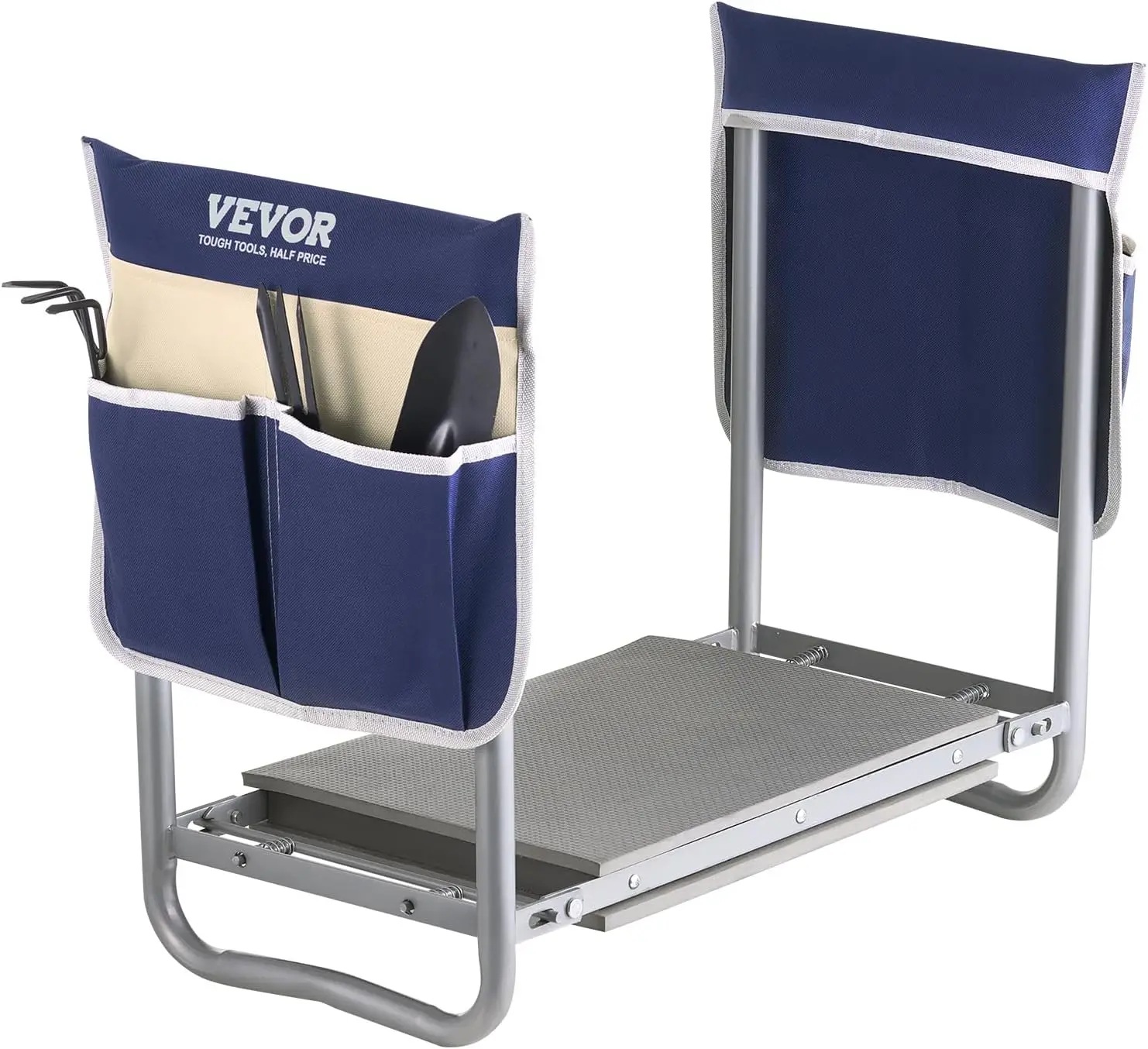 

Сверхмощное складное садовое сиденье с подушечкой из ЭВА и сумками для инструментов, снимает боль в спине колена, идеальный подарок для садовников