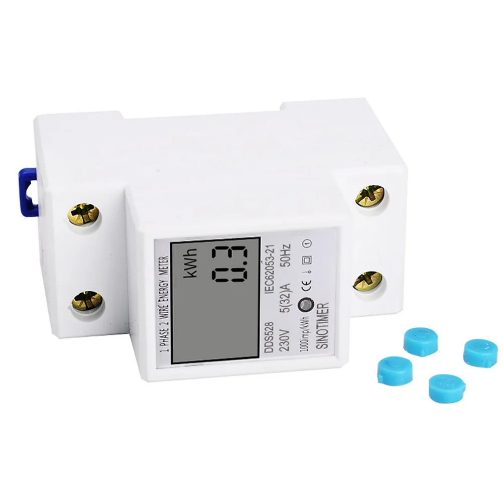 Circuit Measurement Meter Current Simplex Energy Rail Watt-hour Multifuction Wattmeter