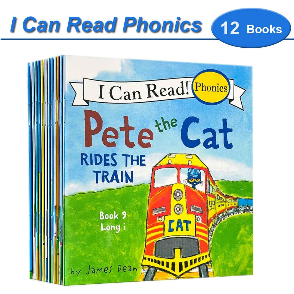 learn to read 英語　絵本 I Can Read Phonics 12 冊/セット はじめての絵本 英語物語ポケット