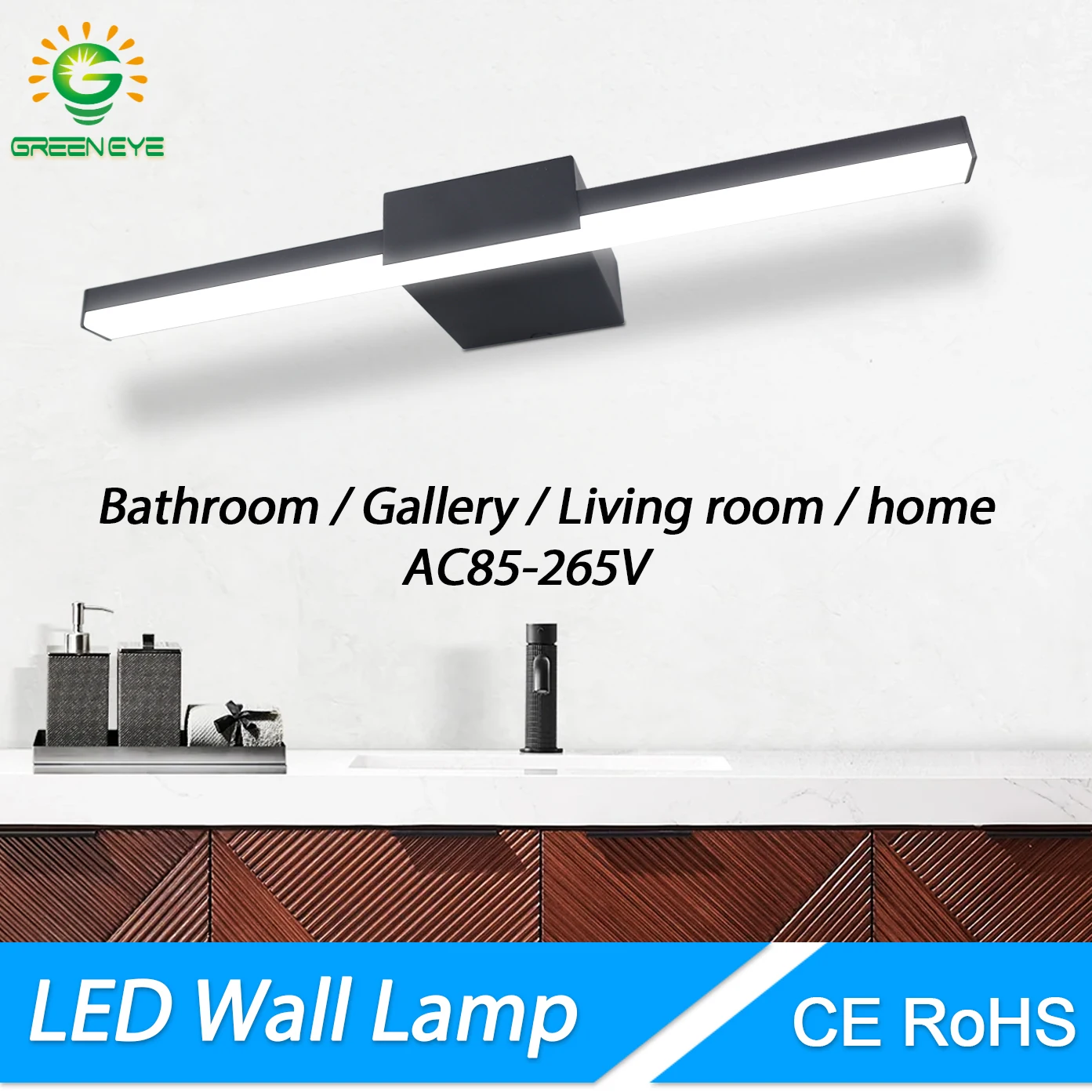 

LED Modern Wall Lamp 8W 12W AC85-265V 40/55cm Led Bathroom Light Wall Mount Light Fixtures Indoor Sconce Lamp Wall Lights