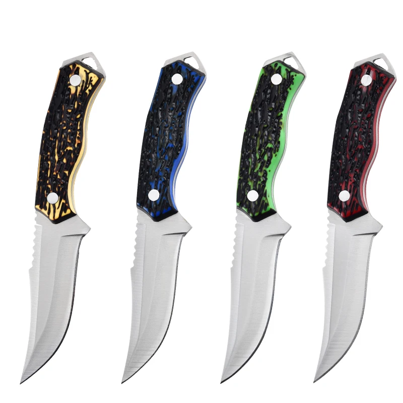 Outdoor Multi-Purpose Fruit Knife Camping Portable Knife Outdoor Small Straight Knife Camping Knife